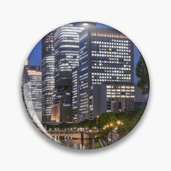 Item preview, View of financial district buildings in the Kita Ward, Osaka designed and sold by WorldScenery.