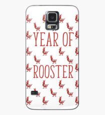 Chinese New Year 2017 - Year of Rooster Hülle & Klebefolie für Samsung Galaxy