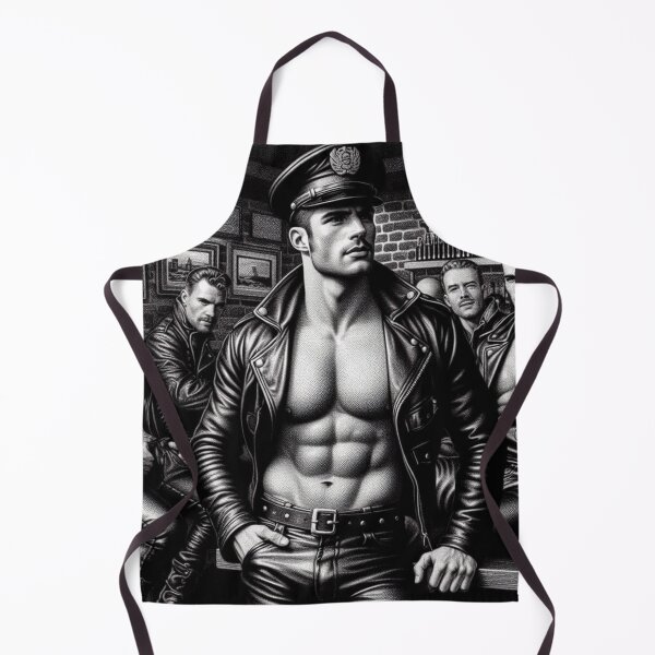 Item preview, Vintage Leather Daddy Berlin New Arrival Brotherhood Leather Bar Pride Tom of Finland Tribute Graphic Design designed and sold by ItsAKinkThing.