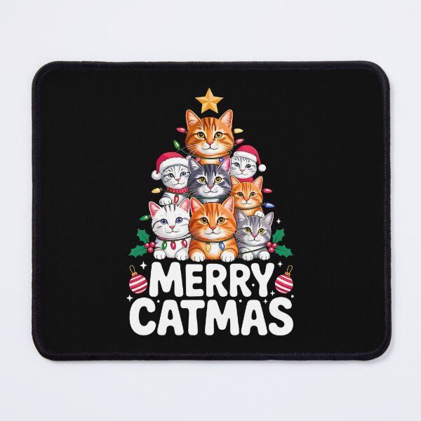 Item preview, Merry Catmas , Cat Christmas Tree Ornament Decor Gift designed and sold by URGlden.