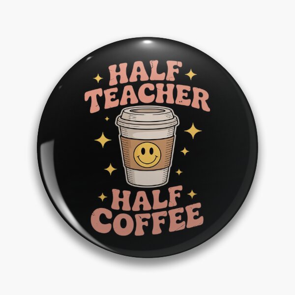 Item preview, Half Teacher Coffee Teaching Educator Life Men Women  designed and sold by MathisBellanger.