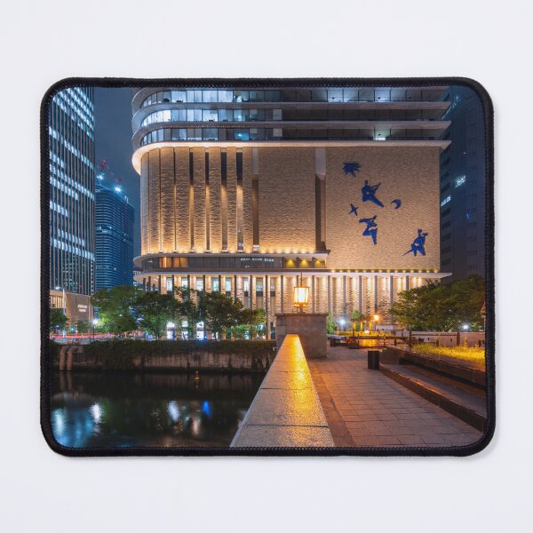 Item preview, Festival Hall in Osaka at Night designed and sold by WorldScenery.