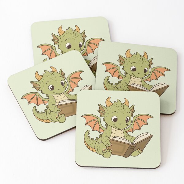 Item preview, Dragon reading designed and sold by Neadoodles.