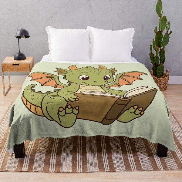 Item preview, Dragon reading designed and sold by Neadoodles.