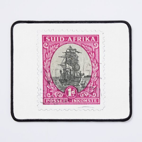 Item preview, Vintage Suid Afrika Pink Postage Stamp designed and sold by red-amber65.