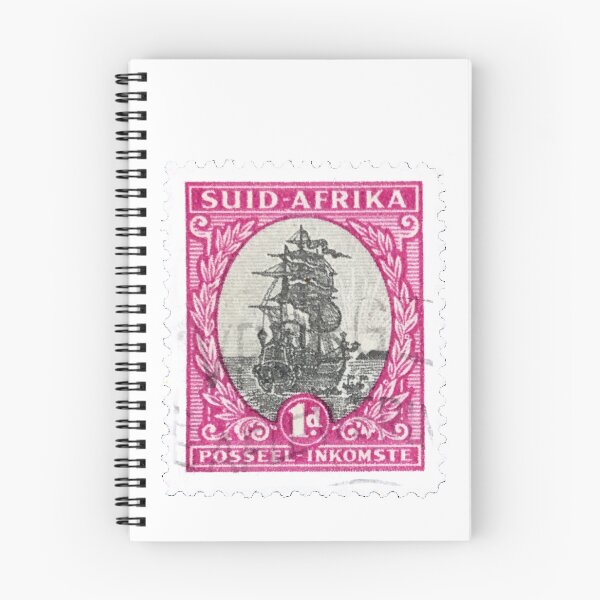 Item preview, Vintage Suid Afrika Pink Postage Stamp designed and sold by red-amber65.