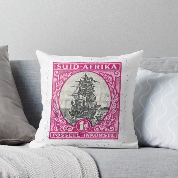 Item preview, Vintage Suid Afrika Pink Postage Stamp designed and sold by red-amber65.