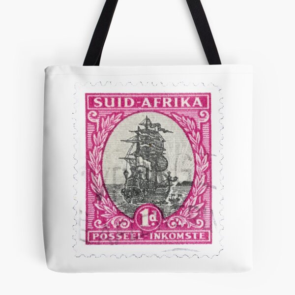 Item preview, Vintage Suid Afrika Pink Postage Stamp designed and sold by red-amber65.