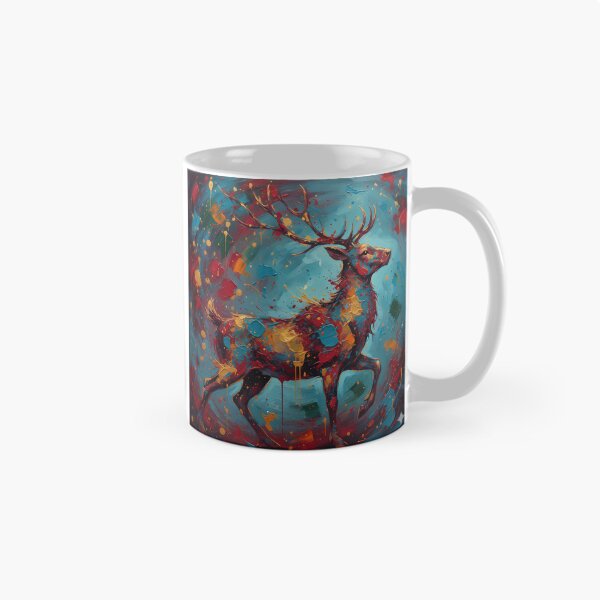 Item preview, Majestic Reindeer in Abstract Colors designed and sold by digisetumedia.