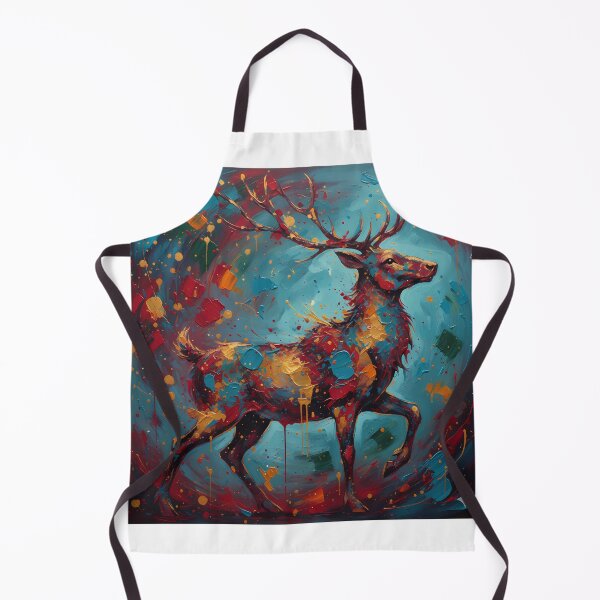 Item preview, Majestic Reindeer in Abstract Colors designed and sold by digisetumedia.