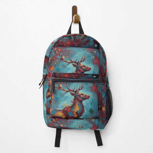 Item preview, Majestic Reindeer in Abstract Colors designed and sold by digisetumedia.