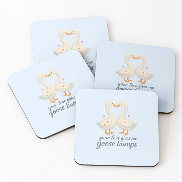 Item preview, Your Love Gives Me Goose Bumps – Watercolor Geese designed and sold by shmupod.