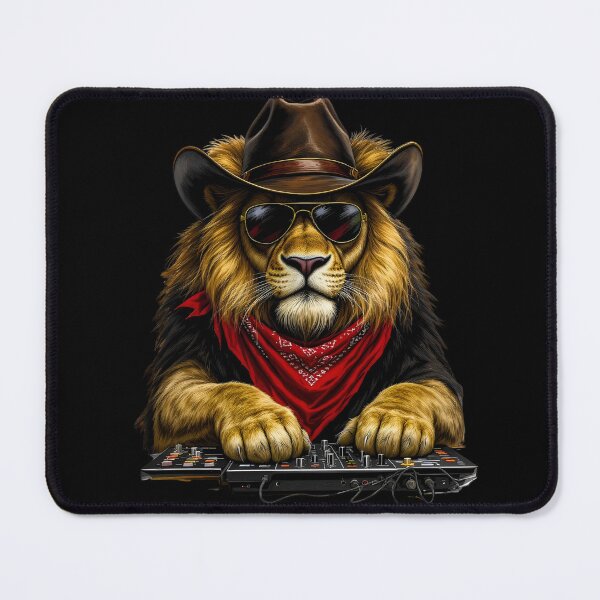 Item preview, Cowboy Lion Producer | Wild West Beat Maker designed and sold by ColorSplash123.