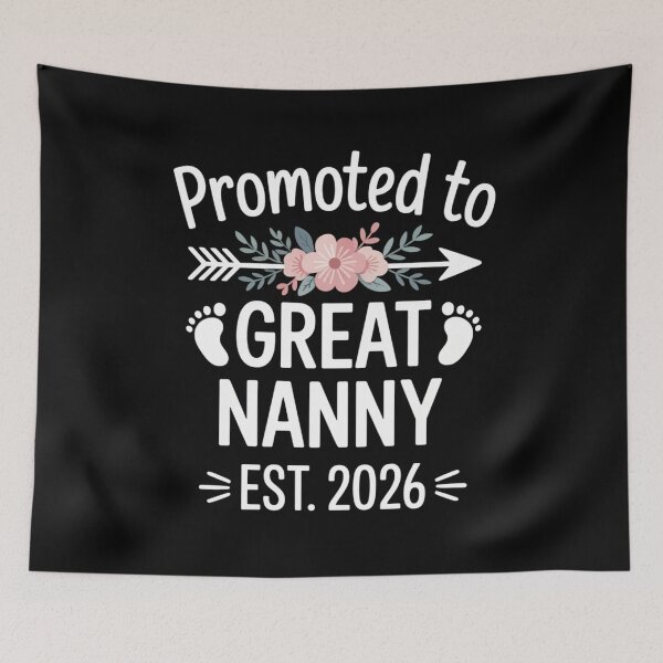 Item preview, Promoted to Great Nanny Est. 2026 Expecting Grandmother designed and sold by Gogetgiggles.