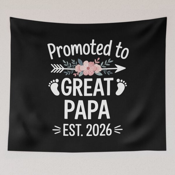 Item preview, Promoted to Great Papa Est. 2026 Expectant Grandfather designed and sold by Gogetgiggles.