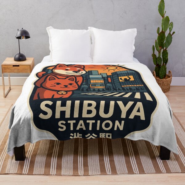 Item preview, Shibuya Station Hachiko Crossing Sunset Tokyo designed and sold by StampMyPassport.