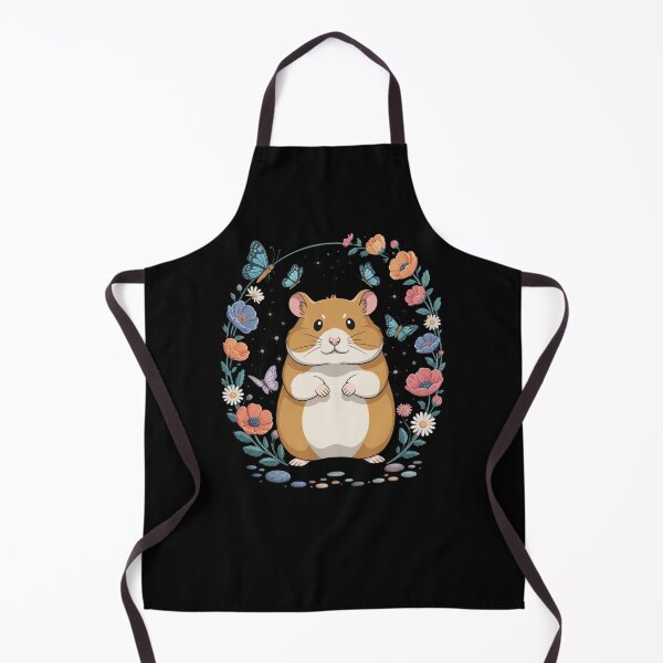 Item preview, Cute Hamster Flowers Butterflies Springtime Aesthetic designed and sold by Gogetgiggles.