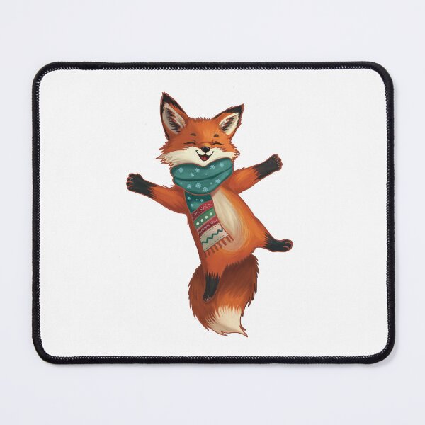 Item preview, Joyful Fox Snow Angel Fun designed and sold by NatureBrushbyMariela.