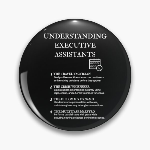 Item preview, Executive Assistant Humor: Relatable EA Traits Collection – Black designed and sold by PsyFlow35.