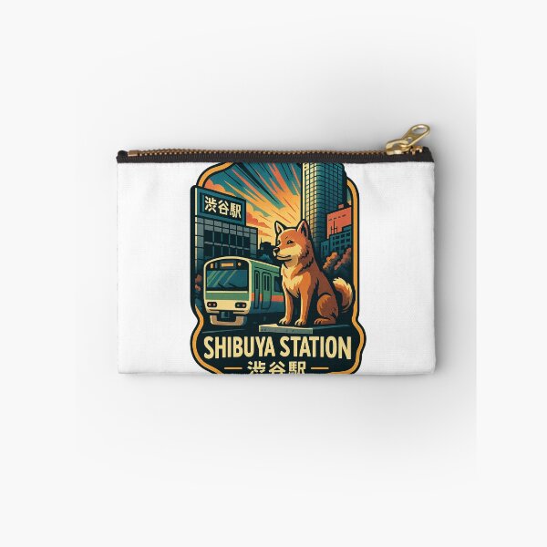 Item preview, Shibuya Station and Hachiko Statue Tokyo Landmark designed and sold by StampMyPassport.
