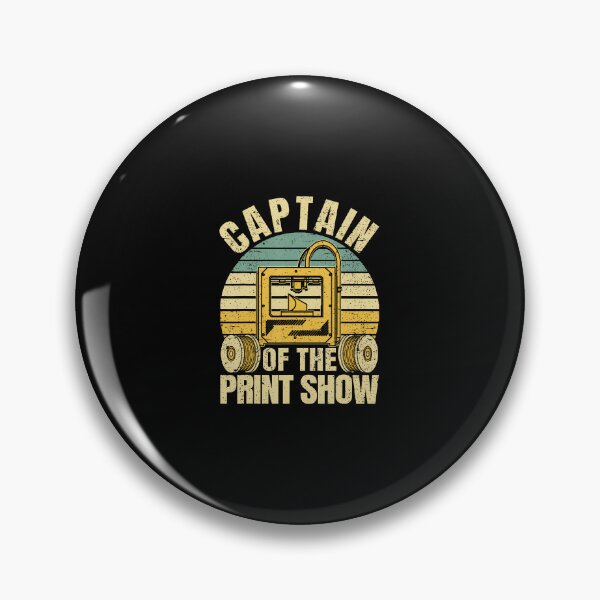 Item preview, Captain Of The Print Show 3D Printing Retro 3D Printer designed and sold by LorraineRita.