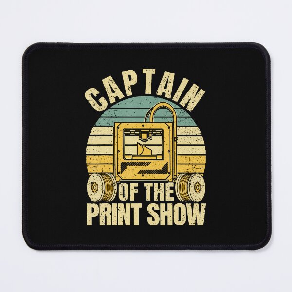 Item preview, Captain Of The Print Show 3D Printing Retro 3D Printer designed and sold by LorraineRita.