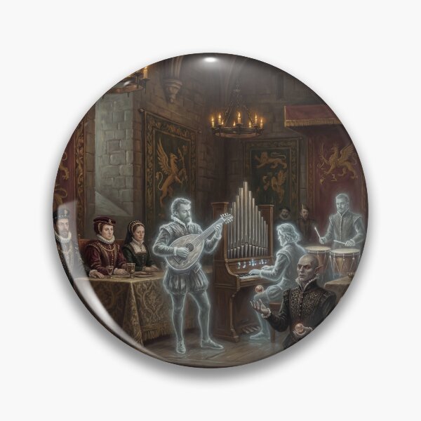 Item preview, Demonic Music at the Tudor Court painting designed and sold by Vintage Designs +.