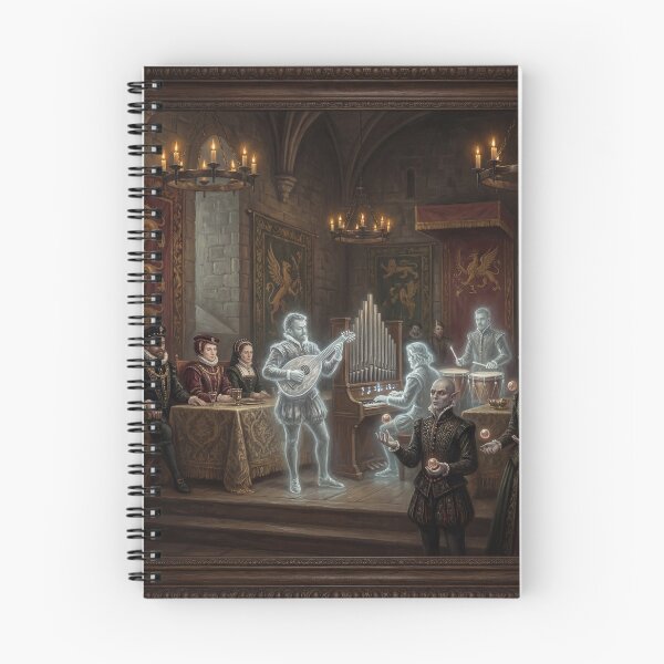 Item preview, Demonic Music at the Tudor Court painting designed and sold by Vintage Designs +.