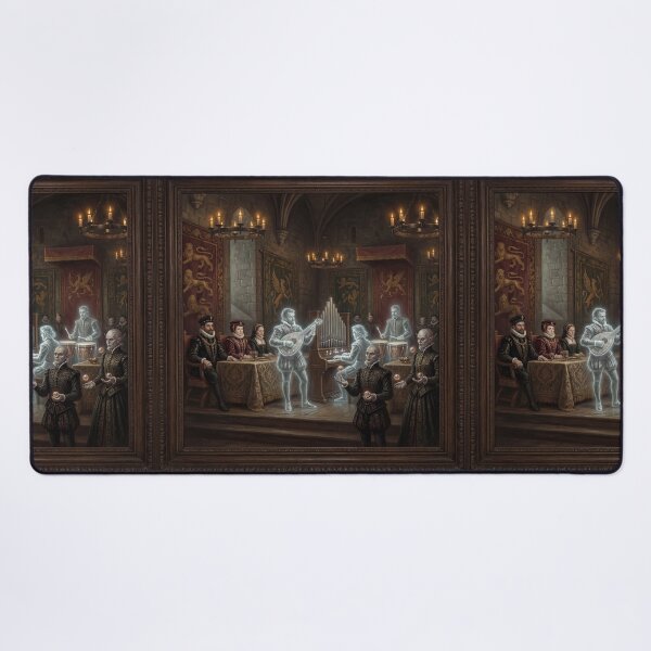 Item preview, Demonic Music at the Tudor Court painting designed and sold by Vintage Designs +.