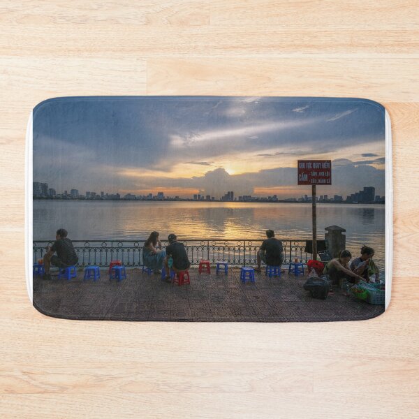 Item preview, West Lake in Hanoi during sunset designed and sold by WorldScenery.