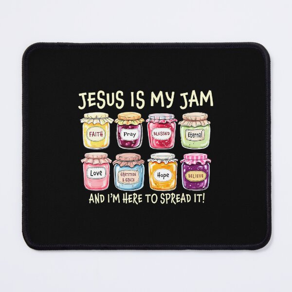 Item preview, Jesus Is My Jam And Im Here To Spread Christian Bible Verse designed and sold by SarahLorri.