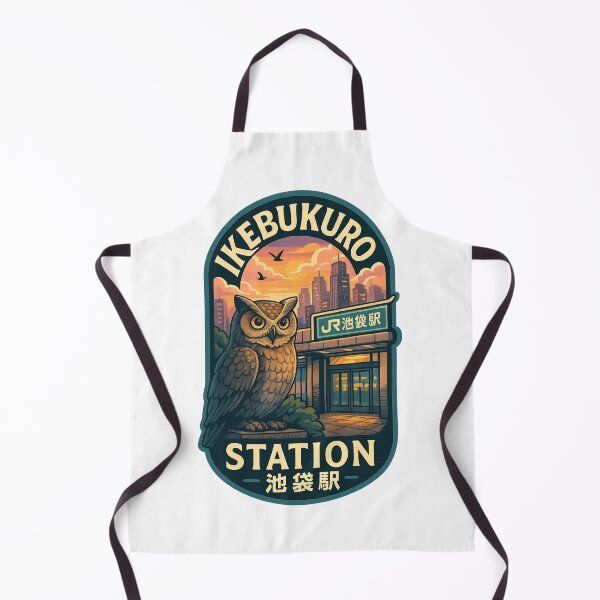 Item preview, Ikebukuro Station Sunset and Owl Landmark designed and sold by StampMyPassport.