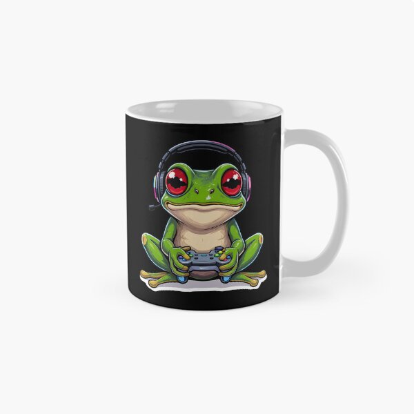 Item preview, Gamer Frog | RGB Gaming Amphibian designed and sold by ColorSplash123.