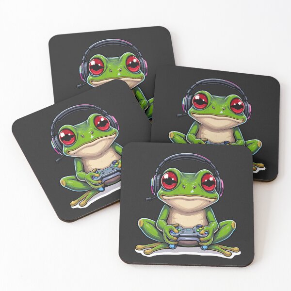 Item preview, Gamer Frog | RGB Gaming Amphibian designed and sold by ColorSplash123.