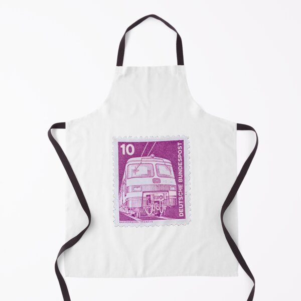 Item preview, Vintage East German Train Purple Postage Stamp designed and sold by red-amber65.