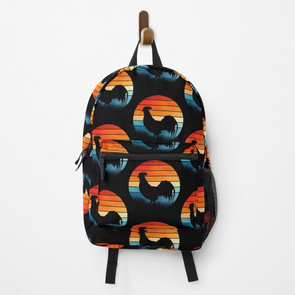 Item preview, Retro Sunset Rooster Chicken Lover designed and sold by JuneLisa1.