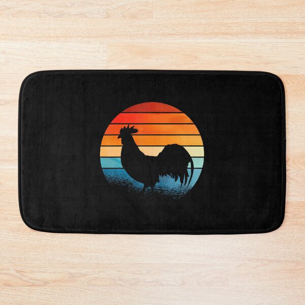 Item preview, Retro Sunset Rooster Chicken Lover designed and sold by JuneLisa1.