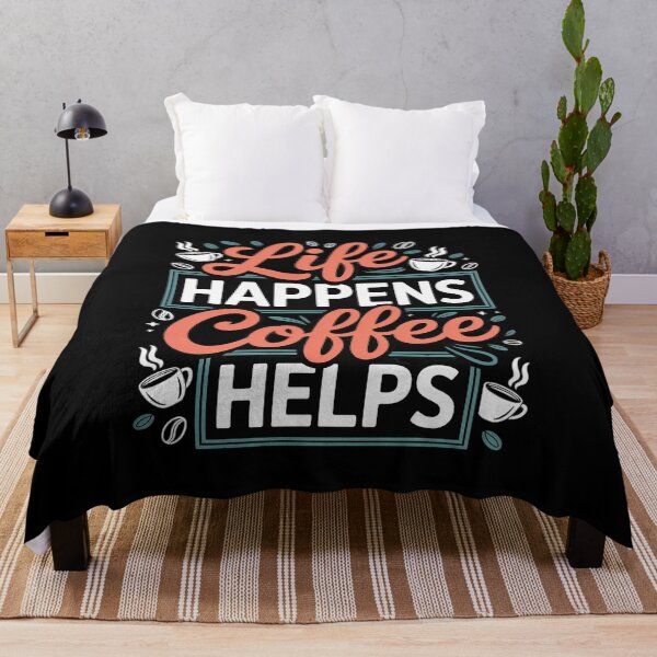 Item preview, Life happens, coffee helps designed and sold by CombatTask.