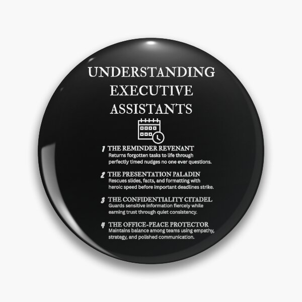 Item preview, Understanding EAs: Hilarious Executive Assistant Quotes – Black designed and sold by PsyFlow35.