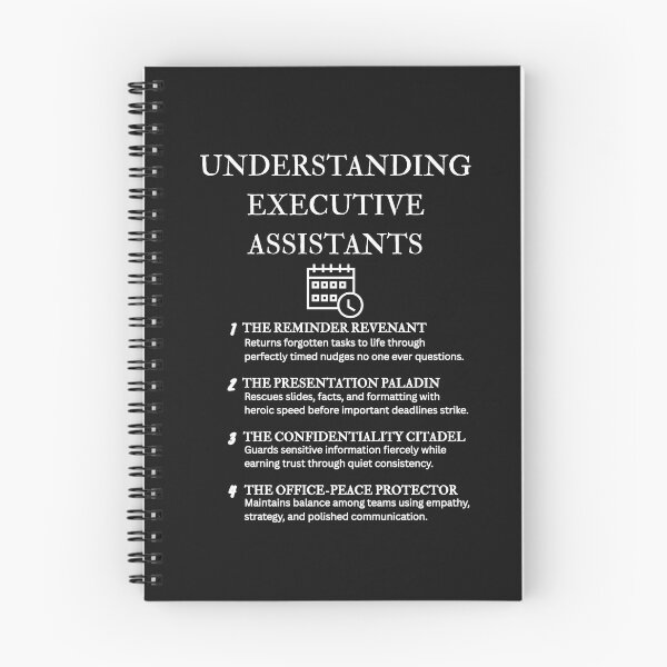 Item preview, Understanding EAs: Hilarious Executive Assistant Quotes – Black designed and sold by PsyFlow35.