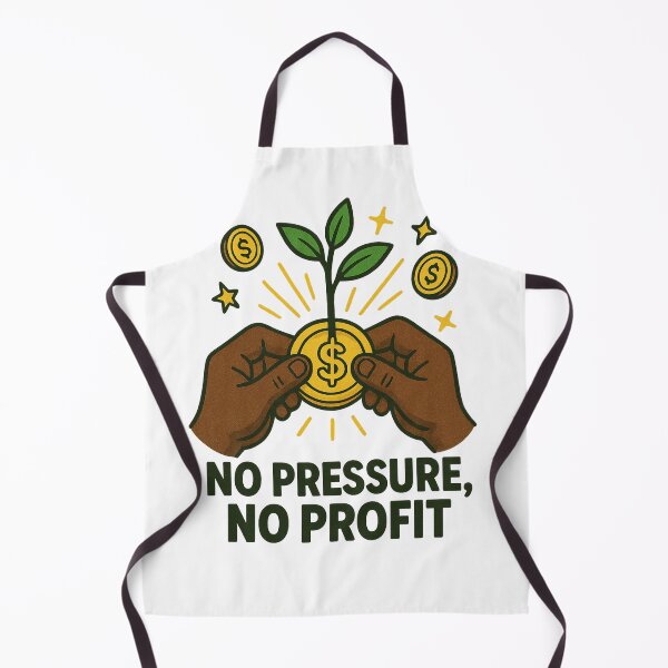 Item preview, No Pressure No Profit designed and sold by Grow with Rachel.