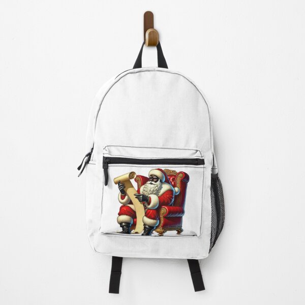 Item preview, Black Santa Reading Nice List – African American Christmas Art designed and sold by Lulunza.