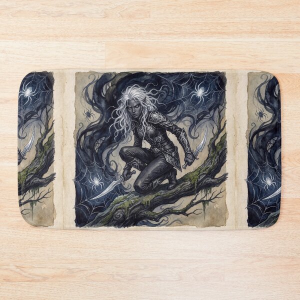 Item preview, Dark Elf Assassin fantasy art creature race designed and sold by Vintage Designs +.