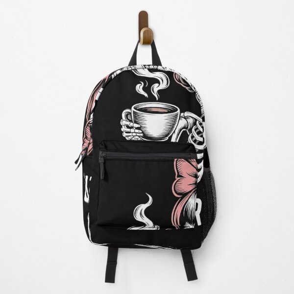 Item preview, Messy Bun Drinking Coffee For Women Never Better Skeleton  designed and sold by CombatTask.