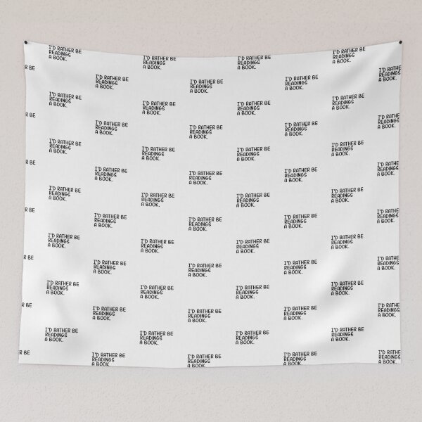 Item preview, I'd Rather Be readings a book.  designed and sold by CeliaZnx.