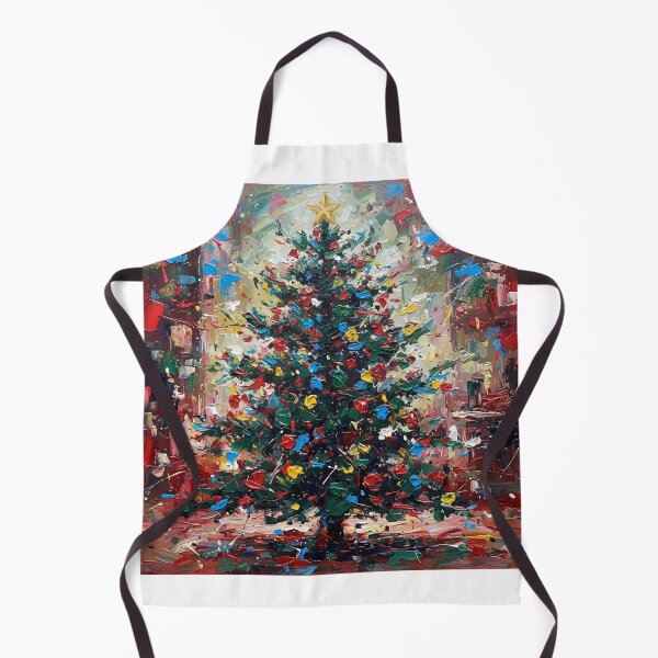 Item preview, Vibrant Christmas Tree in Abstract Colors designed and sold by digisetumedia.