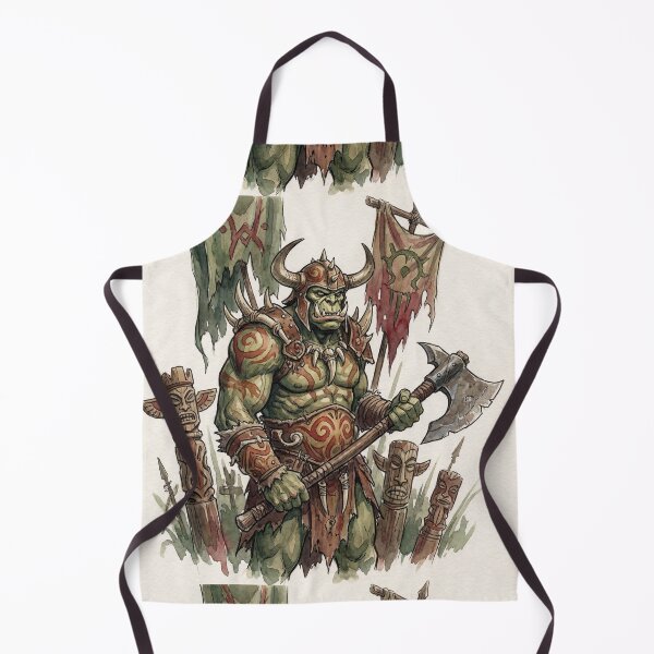 Item preview, Orc Warrior by some Totems fantasy art creature race designed and sold by Vintage Designs +.