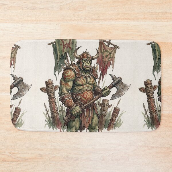 Item preview, Orc Warrior by some Totems fantasy art creature race designed and sold by Vintage Designs +.