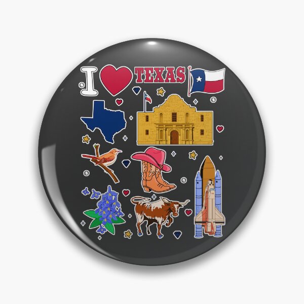 Item preview, I Love Texas, The Ultimate Texas Pride Sticker Pack & T-Shirt Design designed and sold by mashmosh.