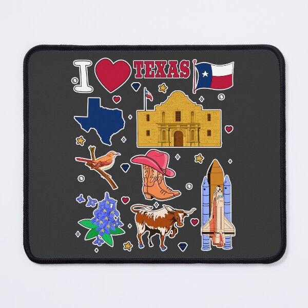 Item preview, I Love Texas, The Ultimate Texas Pride Sticker Pack & T-Shirt Design designed and sold by mashmosh.